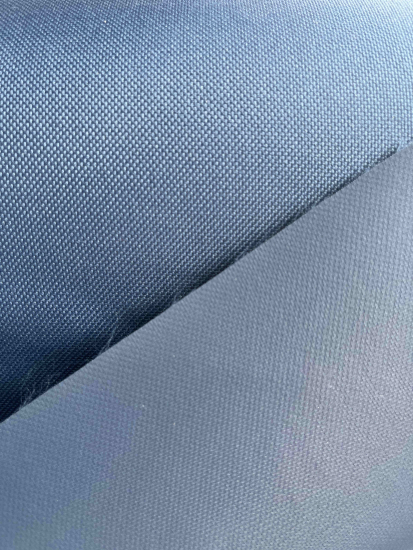 Toile polyester PVC bleu marine