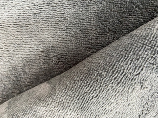 tissu éponge bambou gris