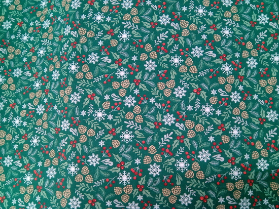 Tissu coton motifs de Noël