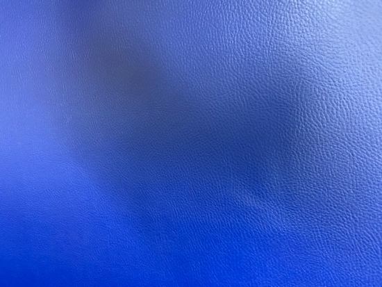 Tissu simili cuir bleu roi mat
