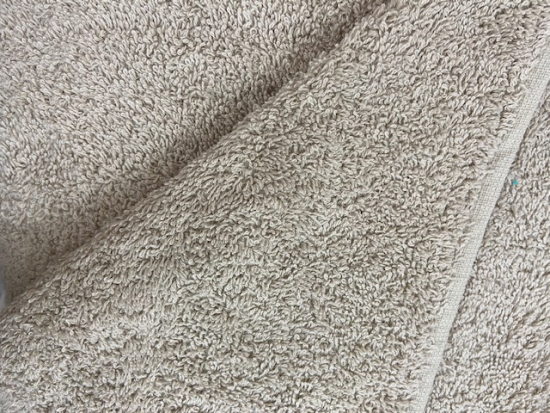 Tissu éponge coton gris clair