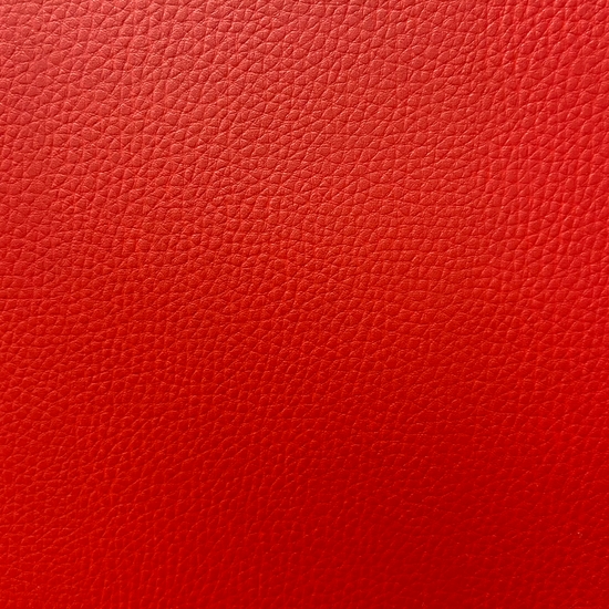 Tissu simili cuir rouge mat