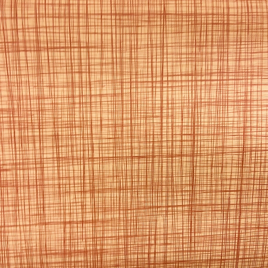 Tissu simili cuir grillagé abricot